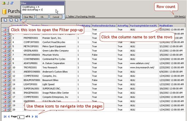 How to browse your tables and views content using myLittleAdmin